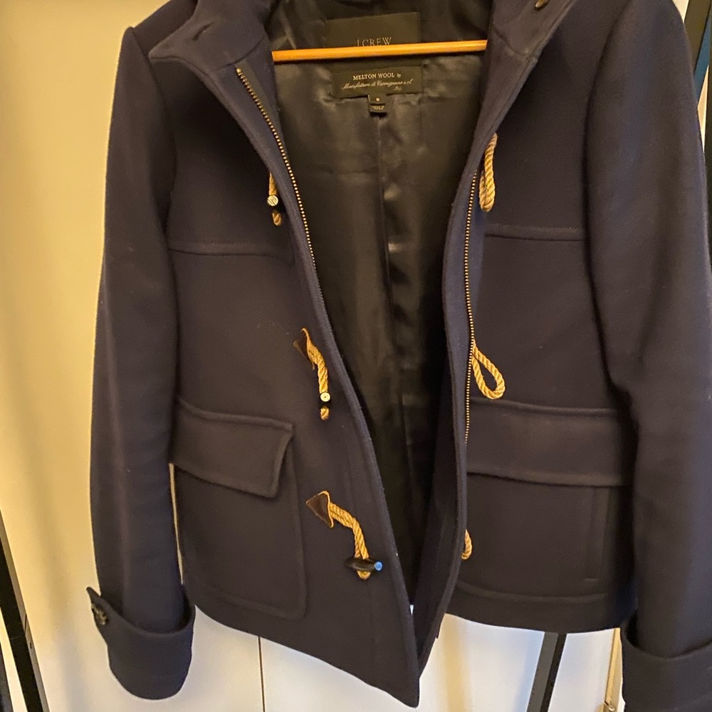 JCrew Wool Toggle Peacoat - Picture 2 of 7